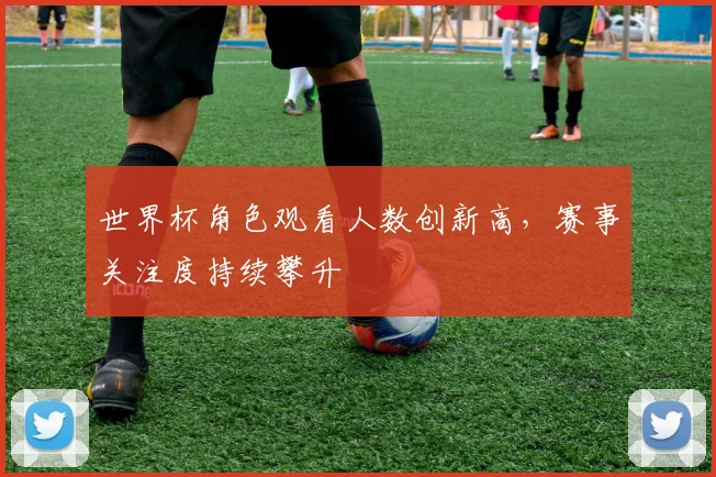 世界杯角色观看人数创新高，赛事关注度持续攀升